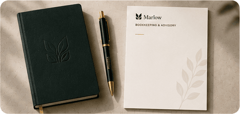 Example Print & Marketing assets generated by Idelio